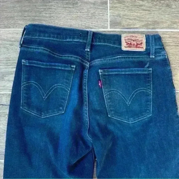 Levi 505 Straight Size 4M W27/ L 32 Denim Jean PC9-15505-0145 western - Picture 6 of 8